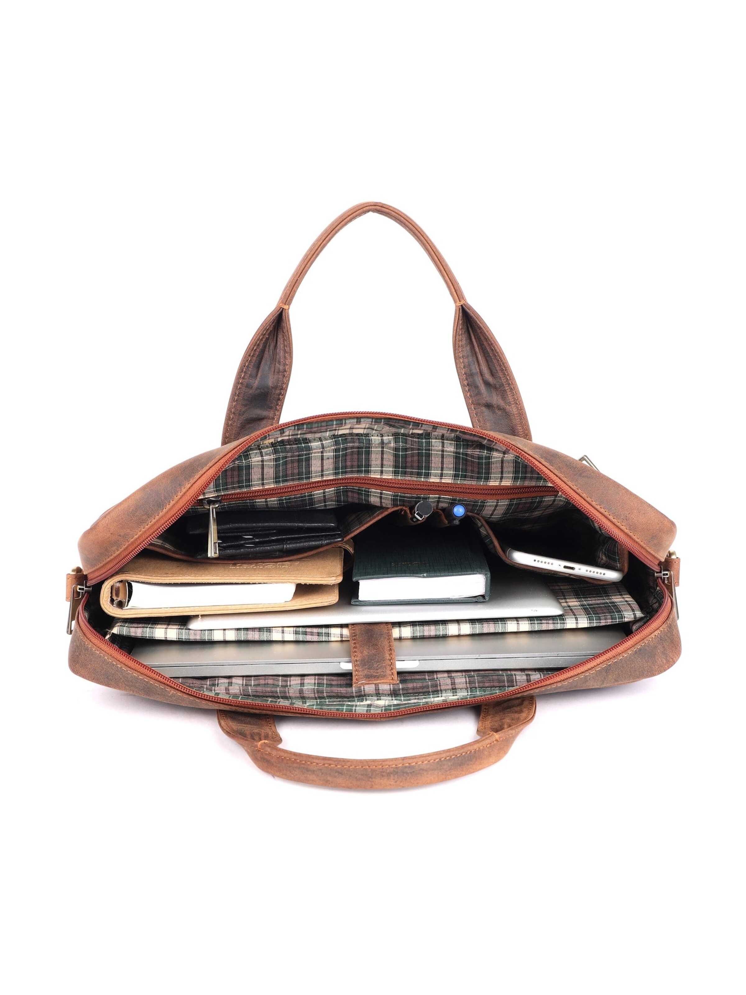 Benthill Laptop Bag in Brown