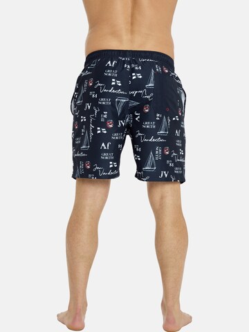 Jan Vanderstorm Zwemshorts ' Cornelis ' in Blauw