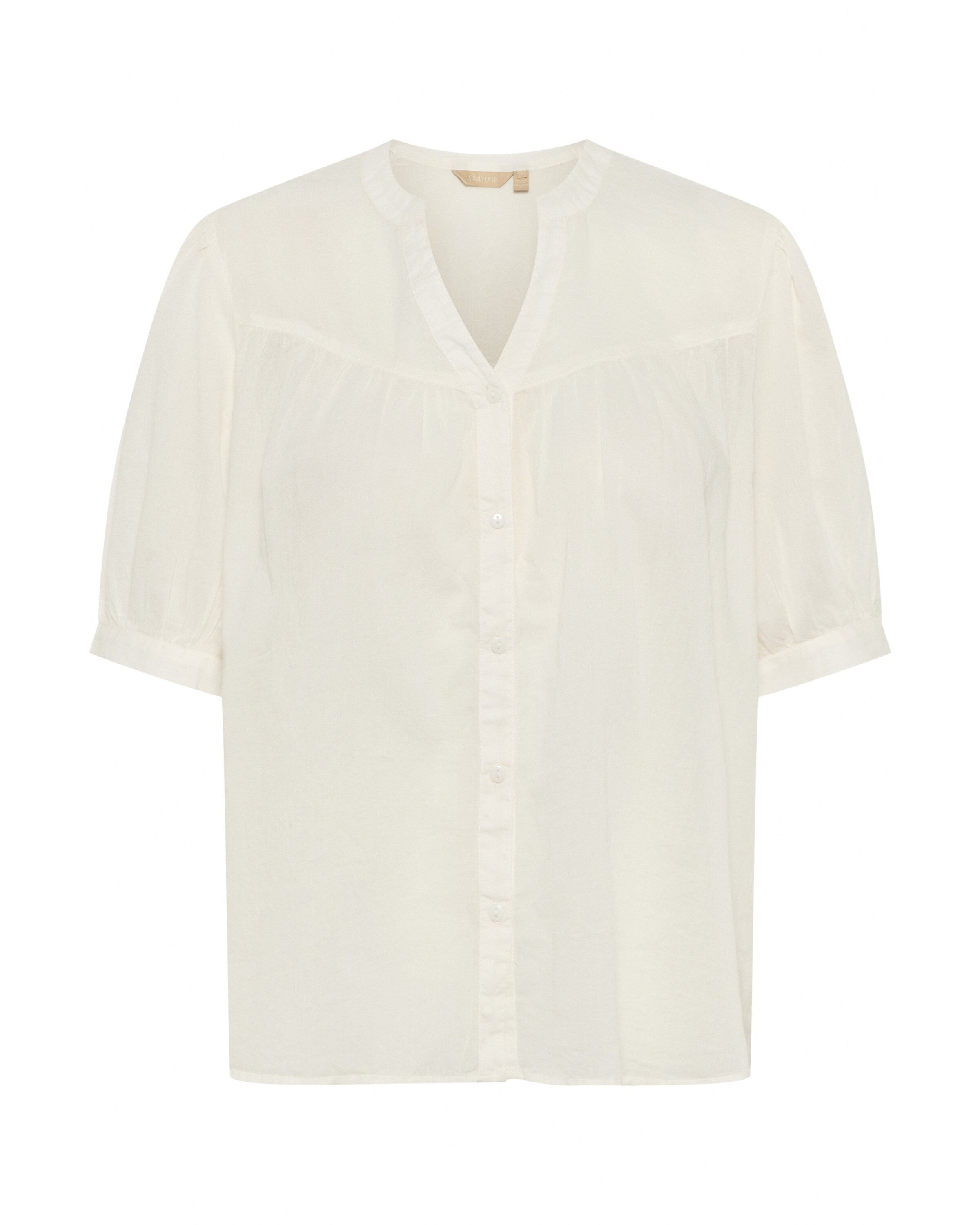 CULTURE Bluse 'Cybelle' i hvid: forside