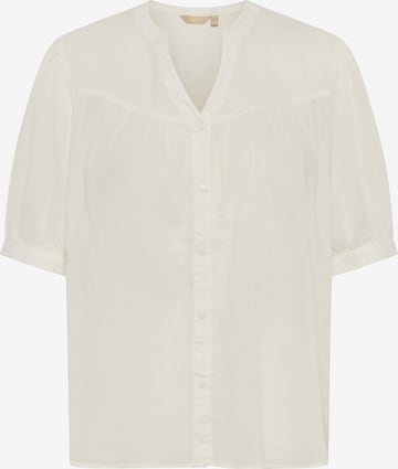 Chemisier 'Cybelle' CULTURE en blanc : devant