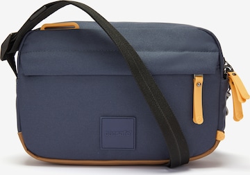 Borsa a tracolla di Pacsafe in blu: frontale