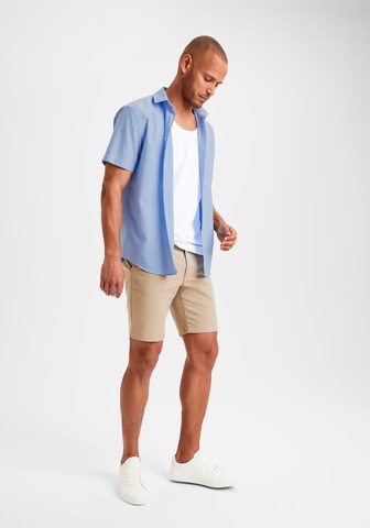 Coupe regular Chemise business H.I.S en bleu