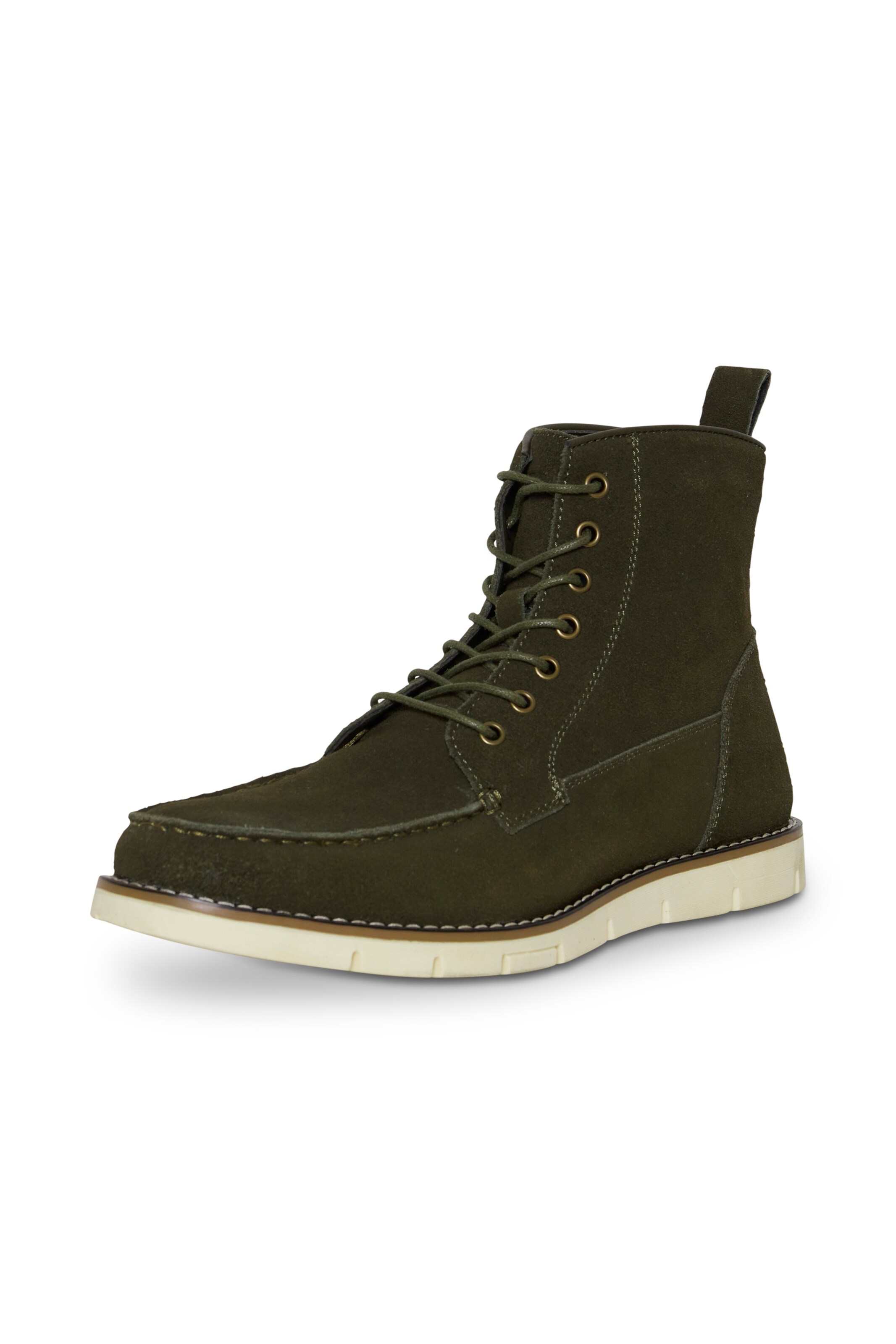 Bottines à lacets BLEND en vert : devant