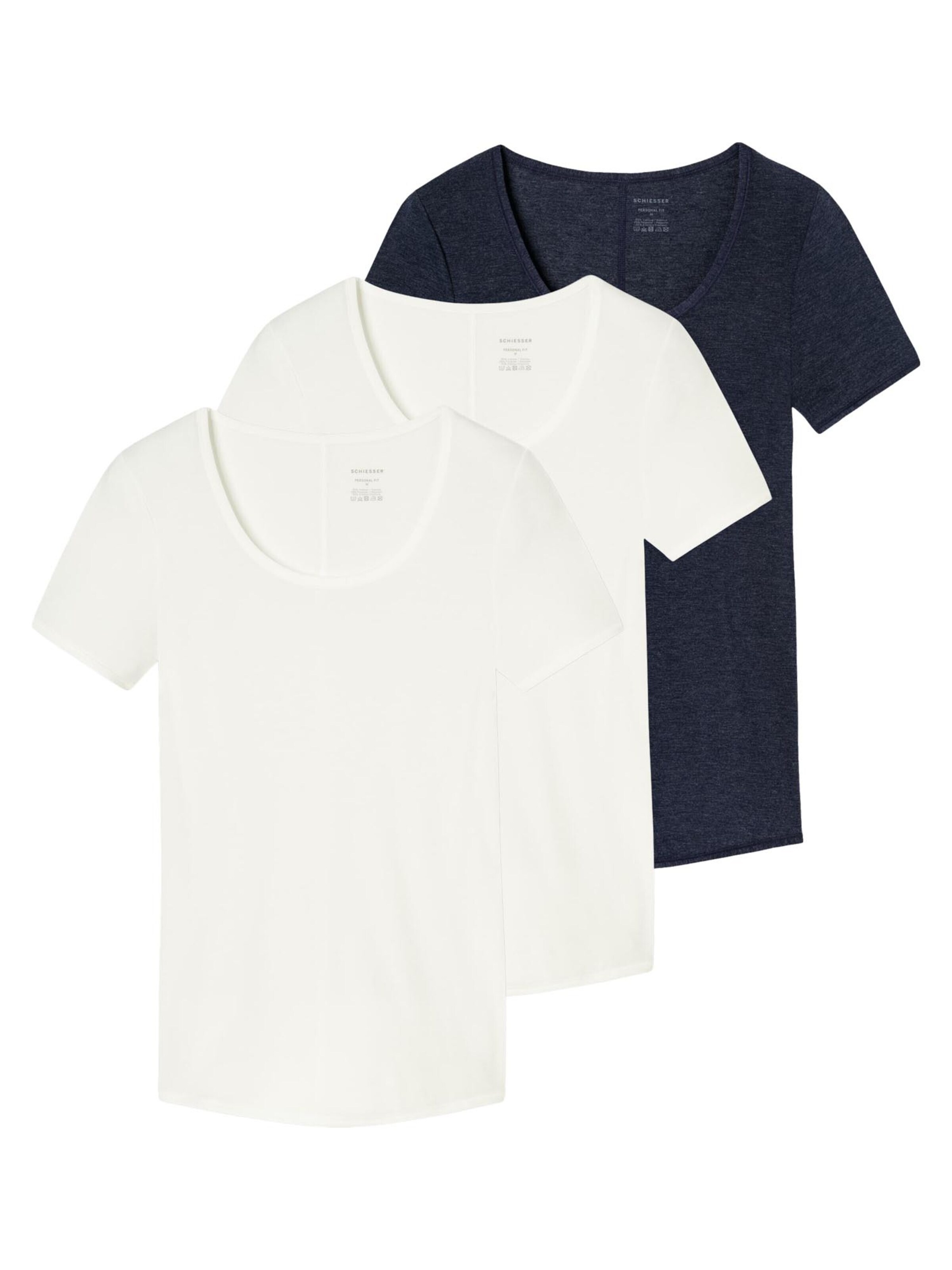SCHIESSER Unterhemd 'Personal Fit'‌‌‌‌‌‌‌‌‌ in Blau: Vorderseite