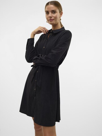 VERO MODA Shirt dress 'VILJA' in Black