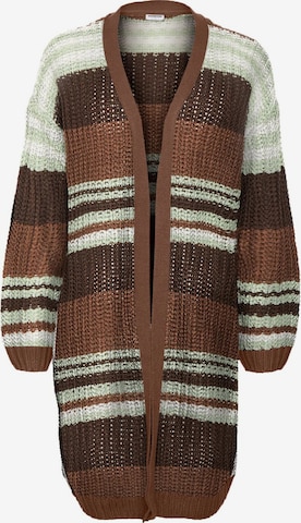 Noisy may Knit Cardigan 'Charlie' in Brown: front