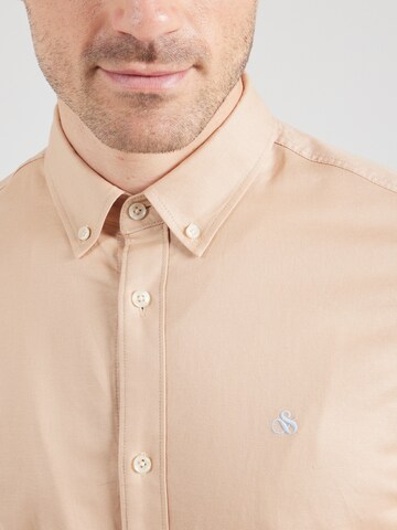 Regular fit Camicia di SCOTCH & SODA in beige