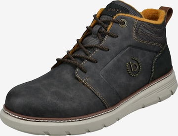 brūns bugatti Šņorzābaki: no priekšpuses