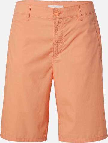 Regular Pantalon s.Oliver en orange : devant