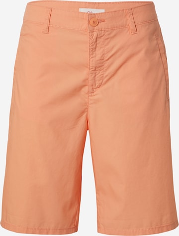 s.Oliver Regular Trousers in Orange: front