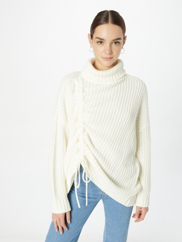 Oval Square Pullover 'Above' in Beige: predná strana