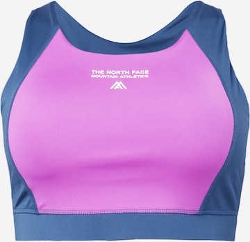 THE NORTH FACE Bustier Sports-BH i lilla: forside