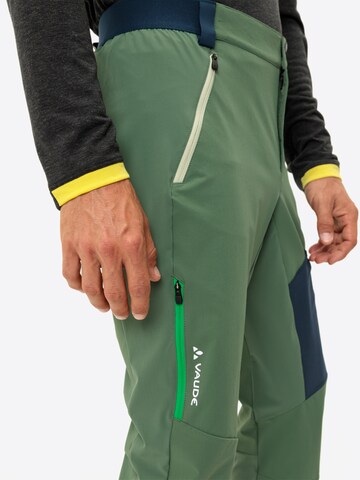 VAUDE Tapered Outdoorbroek ' Scopi  III ' in Groen