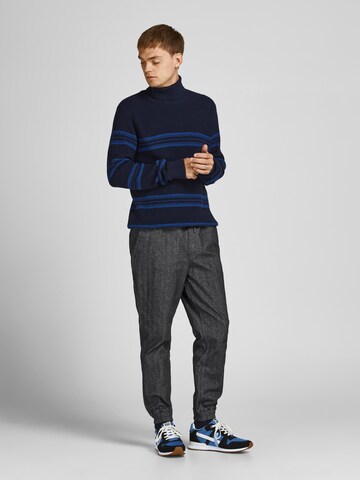 JACK & JONES Дънки Tapered Leg Панталон 'Gordon' в сиво