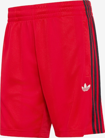 27-29/įprastas ilgis dydžio Kelnės 'Adicolor' iš ADIDAS ORIGINALS, spalva – raudona / juoda / balta, Prekių apžvalga