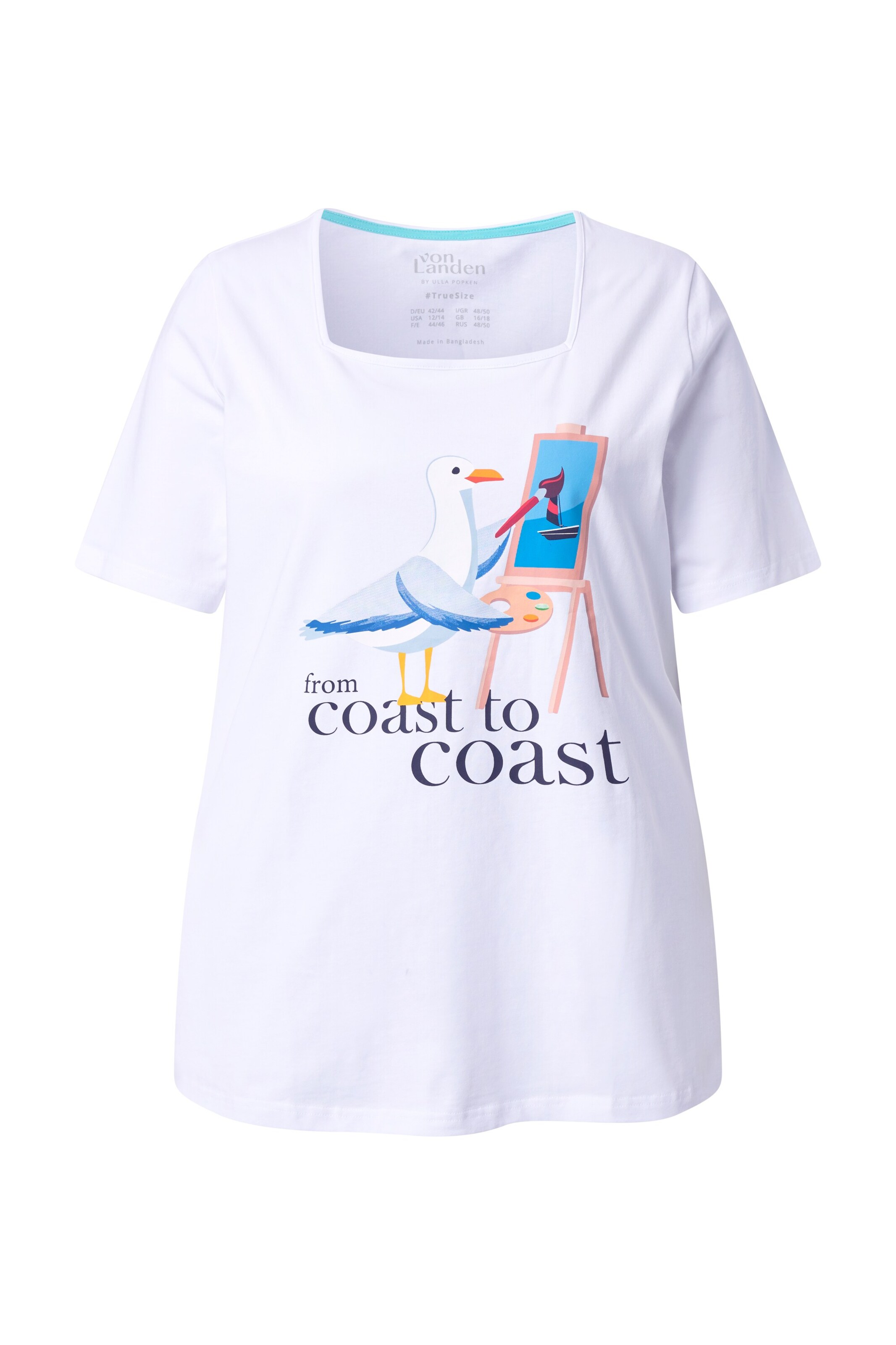 Ulla Popken Shirt in Gemengde kleuren: voorkant