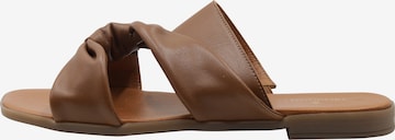 DreiMaster Klassik Mules in Brown: front