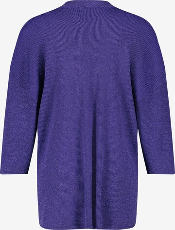 Cardigan TAIFUN en violet