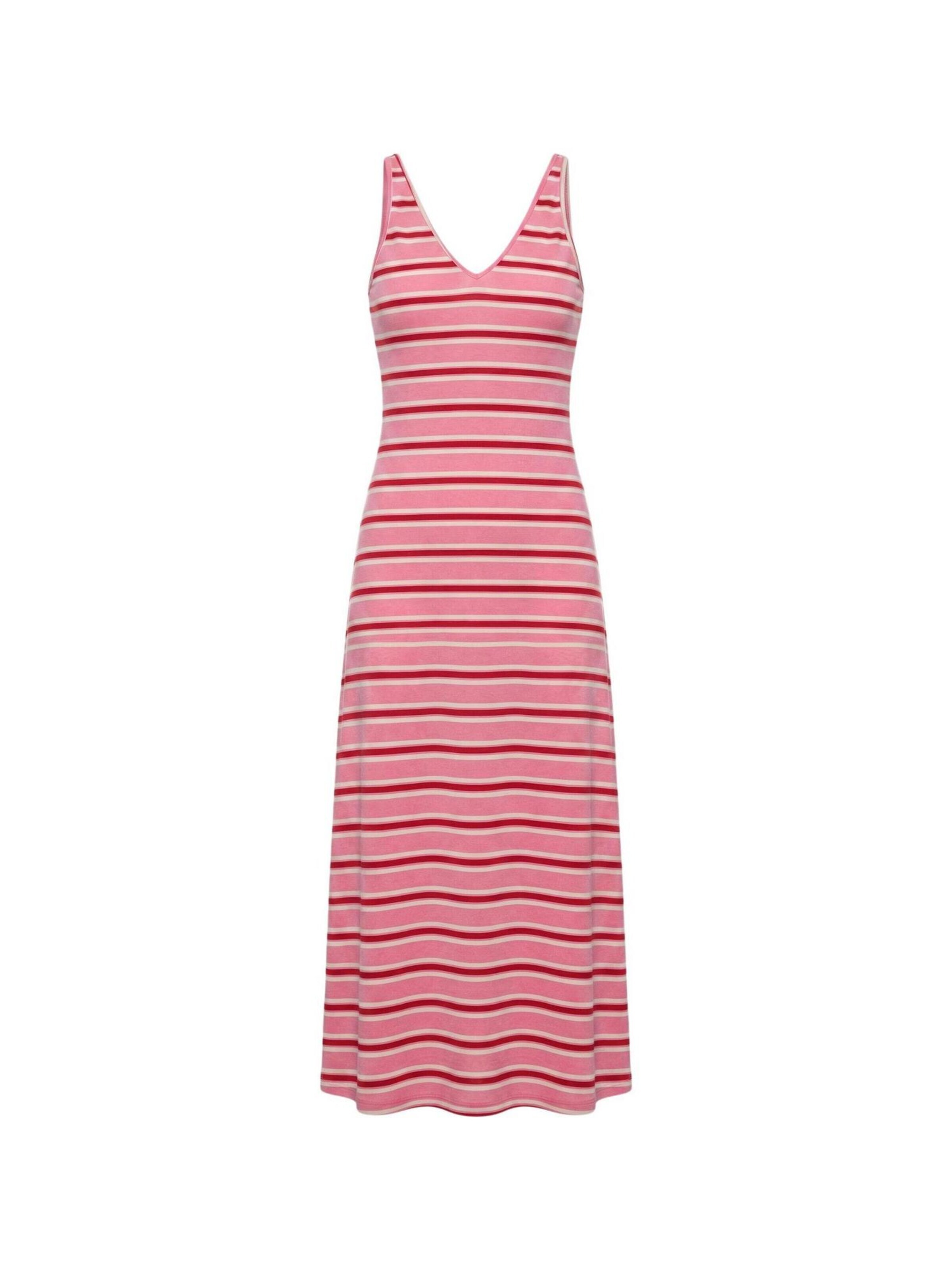 I AM - Vestido 'Abito Cotone Righe 25260' en rosa: frente