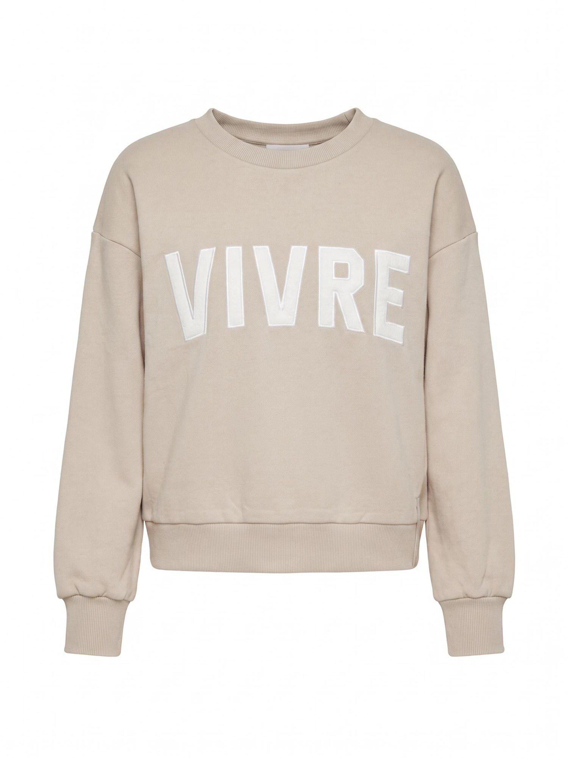Zhrill Sweatshirt 'ZHTERA' in Beige: front