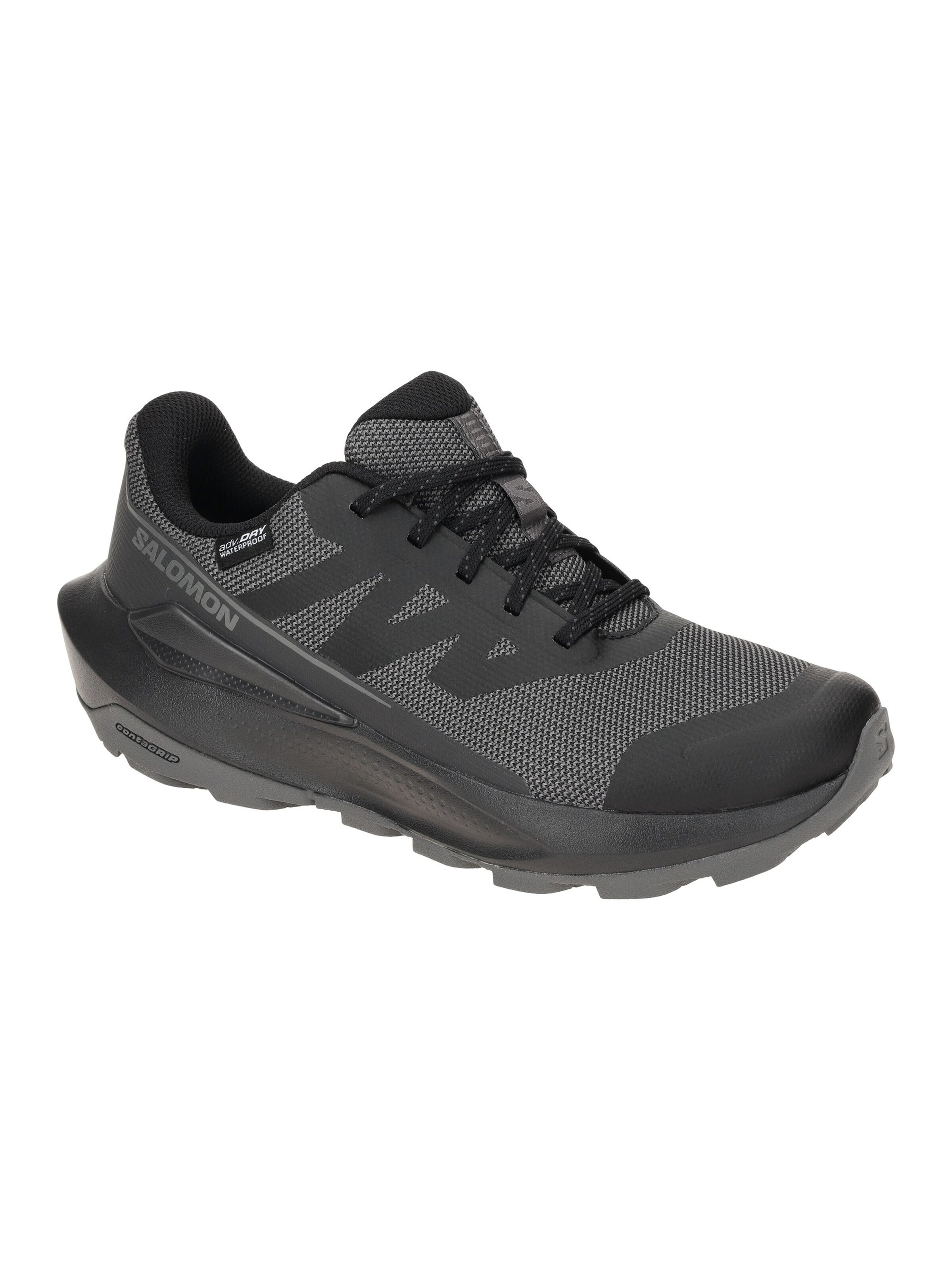 SALOMON Athletic Shoes 'Salomon Elixir Tour Damen Schuhe schwarz Waterproof 475770' in Black: front