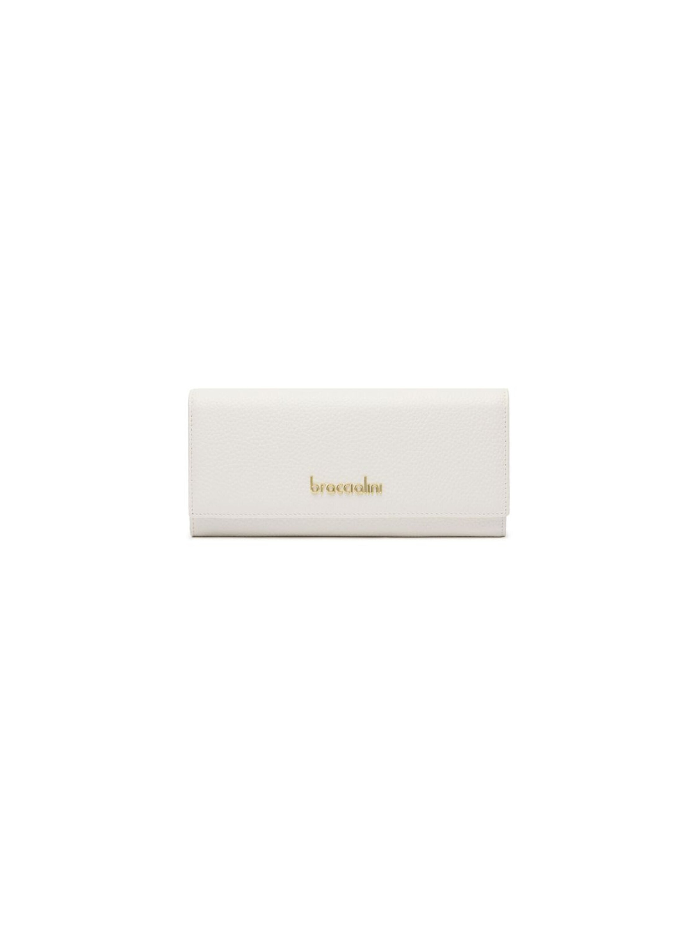 Braccialini - Cartera 'Basic' en blanco: frente