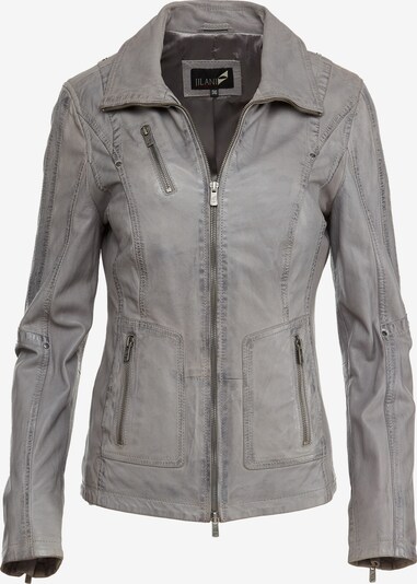 Jilani Lederjacke 'LEANA' in grau, Produktansicht