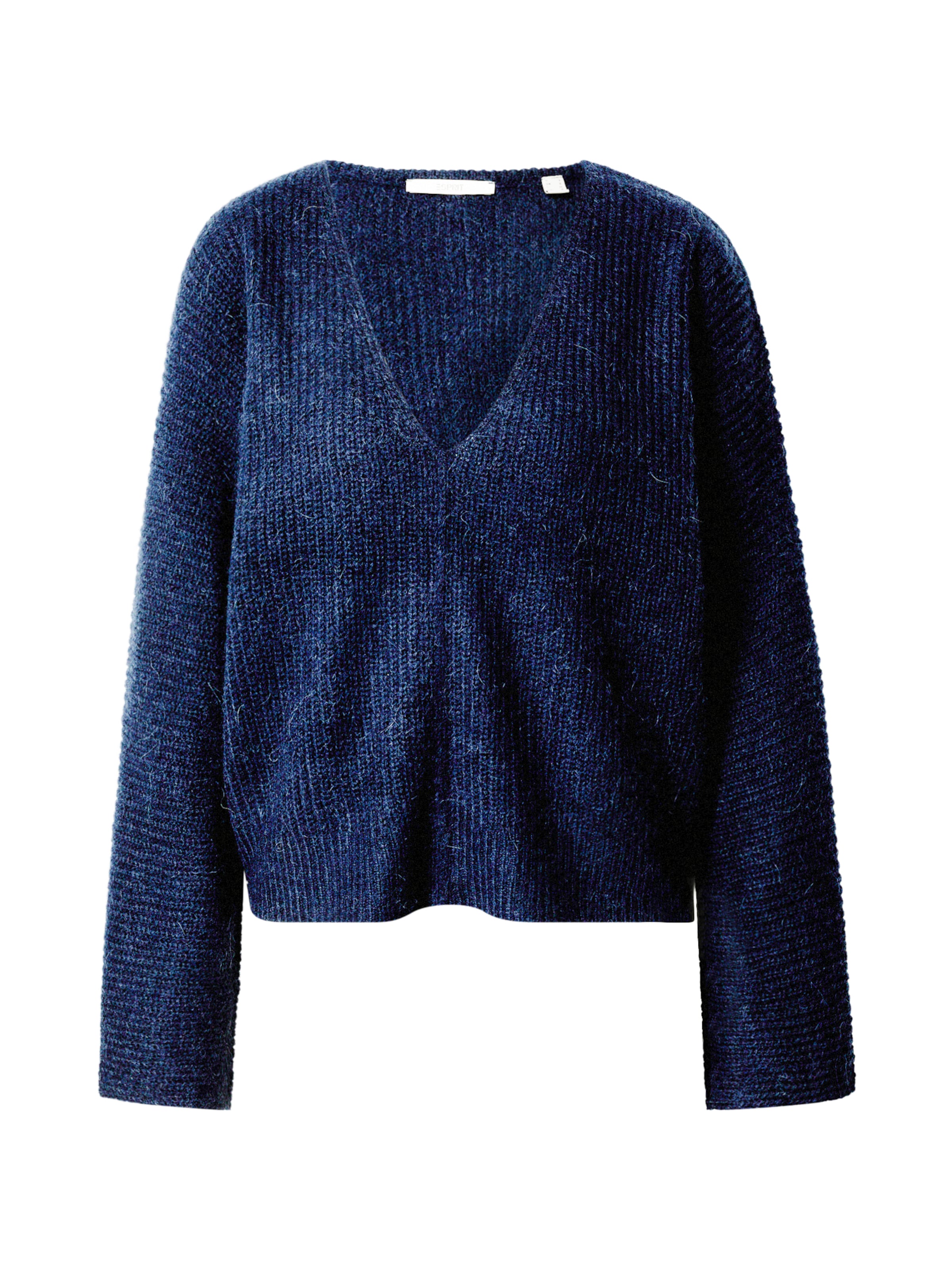 ESPRIT Пуловер в синьо: отпред