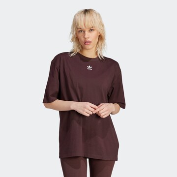 ADIDAS ORIGINALS Shirt in Brown: front