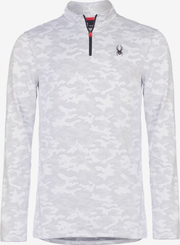 Sweat de sport Spyder en blanc : devant