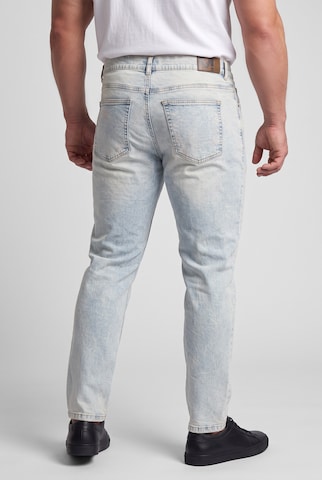 Men Plus Regular Jeans in Blauw