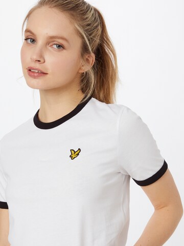 Lyle & Scott Тениска 'Ringer' в бяло