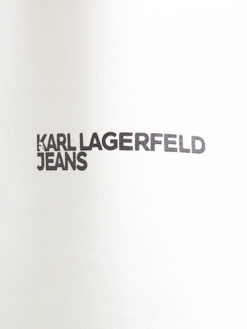 Felpa 'Karlism' di KARL LAGERFELD JEANS in bianco