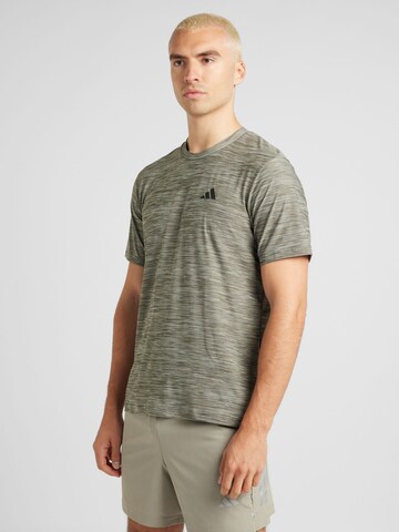 ADIDAS PERFORMANCE Sportshirt 'Essentials' in Grün: Vorderseite