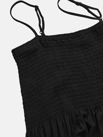 Cellbes of Sweden Jerseykleid mit Smokarbeit in Schwarz