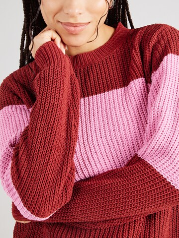 VERO MODA Sweater 'VMAGATE' in Red