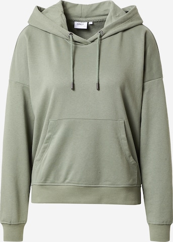 ONLY Sweatshirt in Green: front