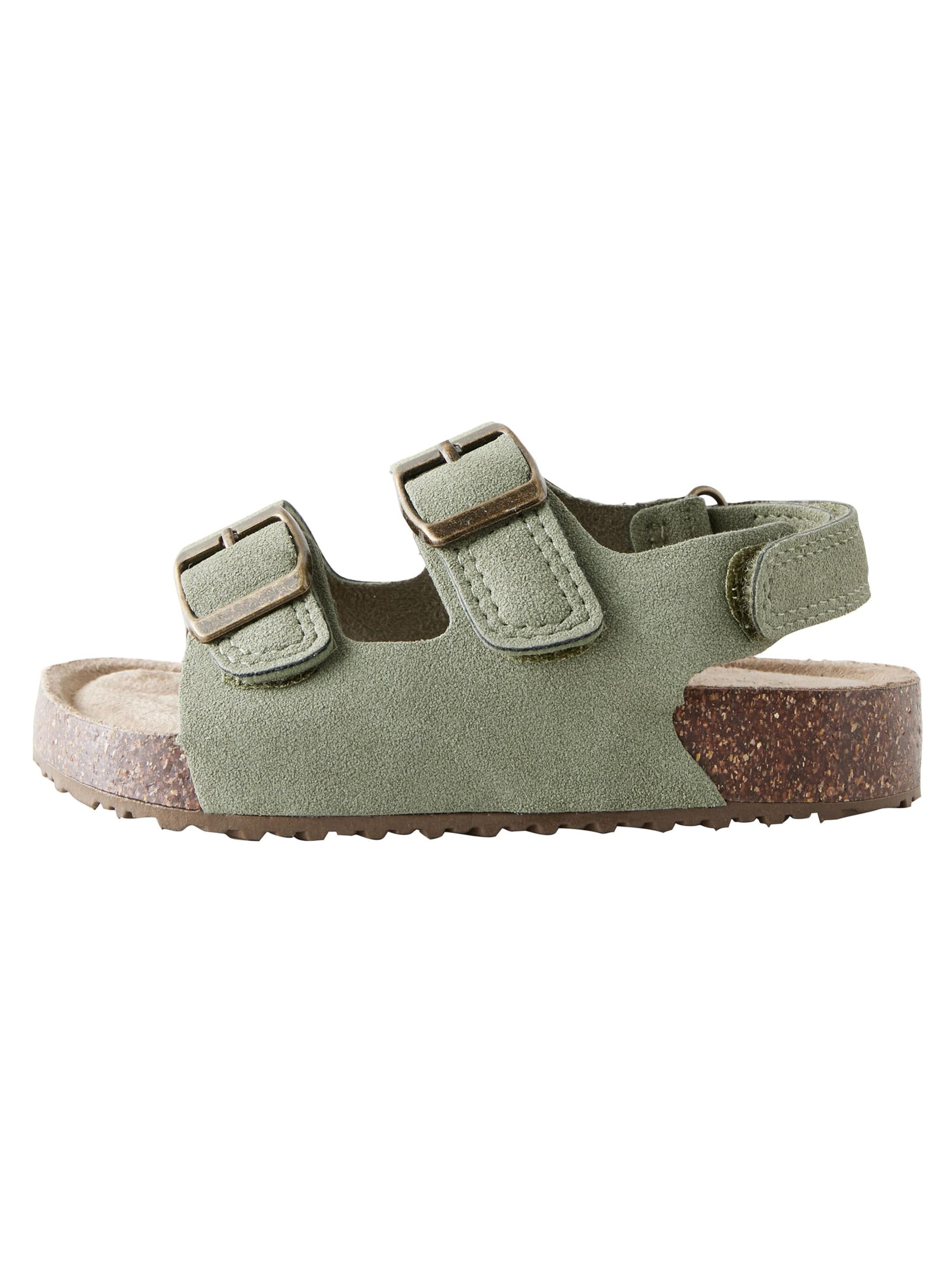 Next Sandaalid, värv roheline: eest vaates