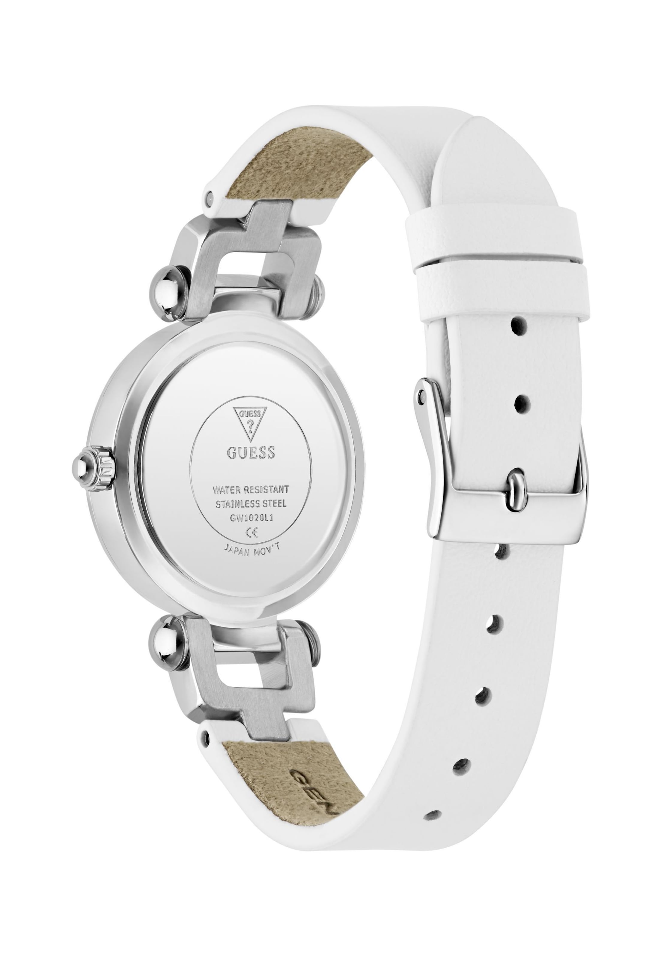 Montre à affichage analogique 'GINGER ' GUESS en argent
