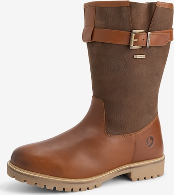 Travelin Troms in Braun: Vorderseite