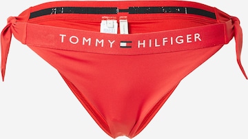 Tommy Hilfiger Underwear Spodní díl plavek – červená: přední strana