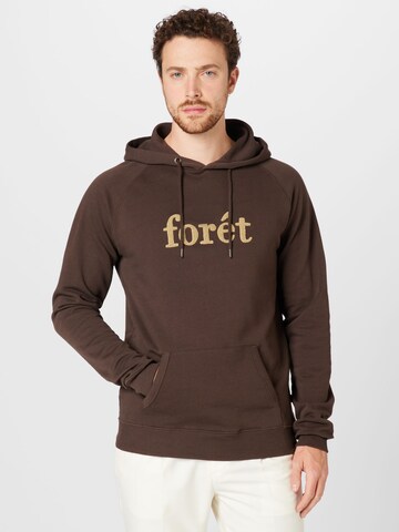 forét Sweatshirt in Braun: predná strana