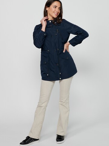 KOROSHI Between-Seasons Parka in Blue