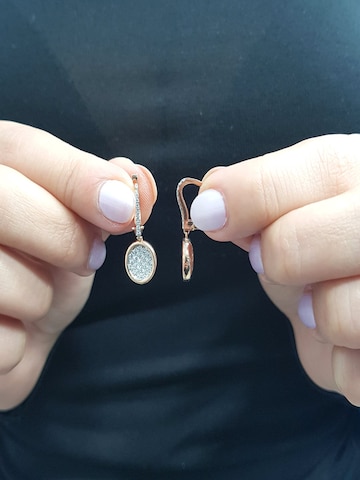 EinStein Diamant Earrings 'Vollmond' in Gold