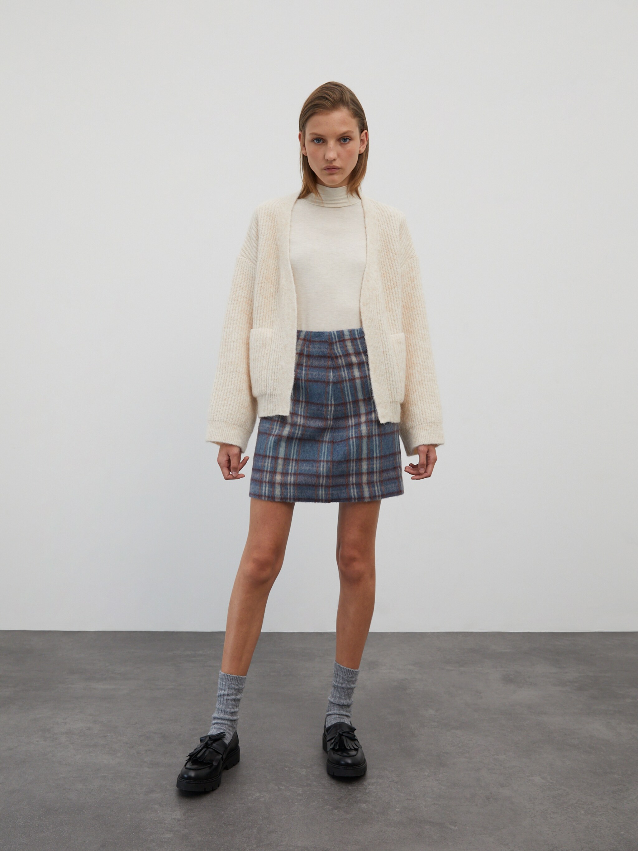 EDITED Producten Gebreid vest 'Henriette' Beige