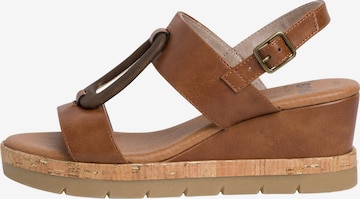 JANA Sandals in Brown