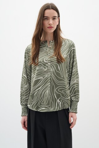 InWear Bluse 'IzabellaIW' in Grün: Vorderseite