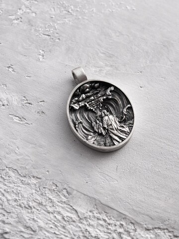 REYTEL Pendant 'MOJŻESZ' in Silver: front
