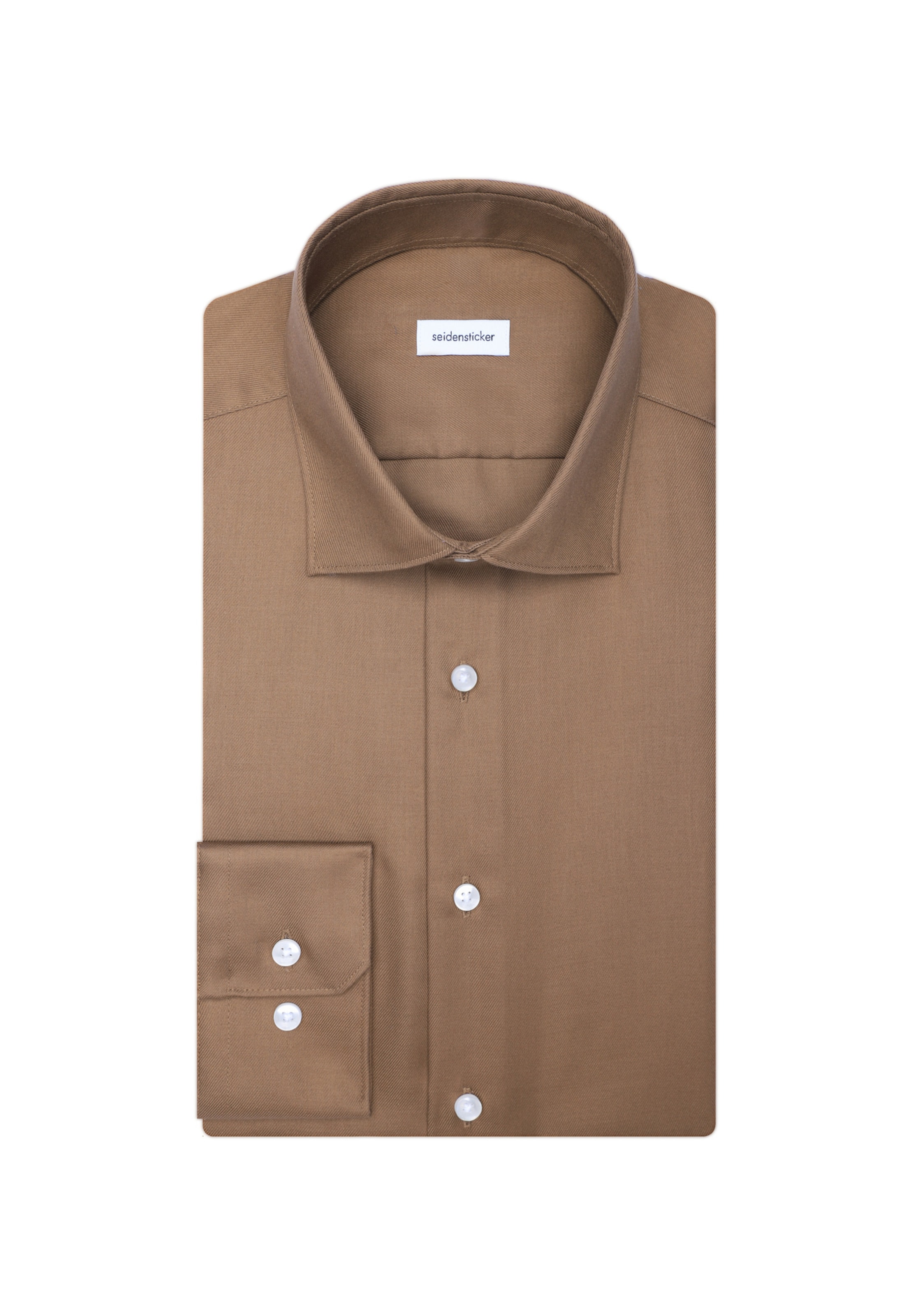 Coupe regular Chemise SEIDENSTICKER en marron