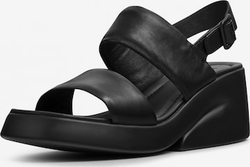 CAMPER Strap Sandals ' Kaah ' in Black: front